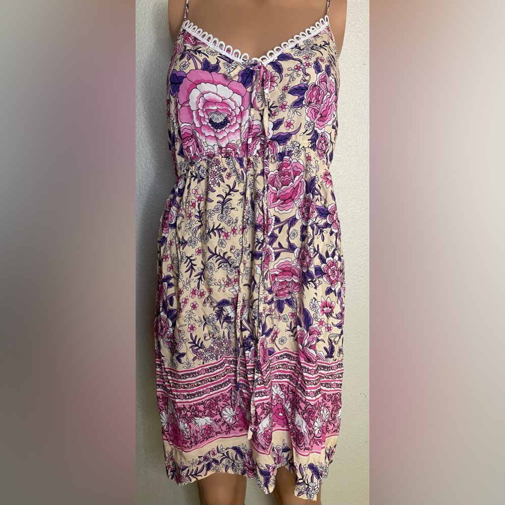 Boho Floral, flowy summer dress. Size 0XL